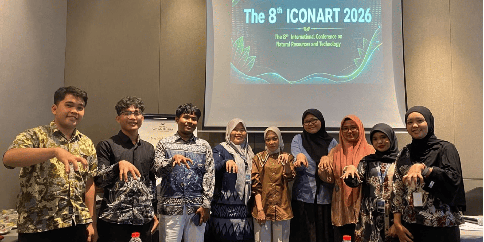 MSP USU Lecturer Presents Fish Biodiversity in the Belawan Watershed at The 8th ICOnART 2026